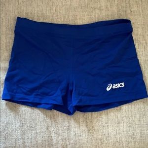Asics Blue Spandex Shorts medium